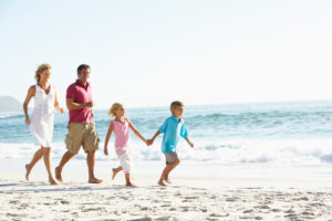 Family beach